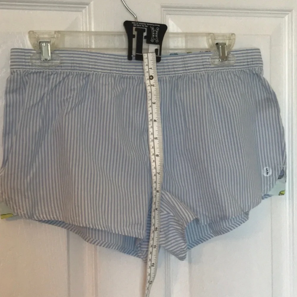 Aerie stripe blue pajama set 100% cotton - Picture 8 of 9